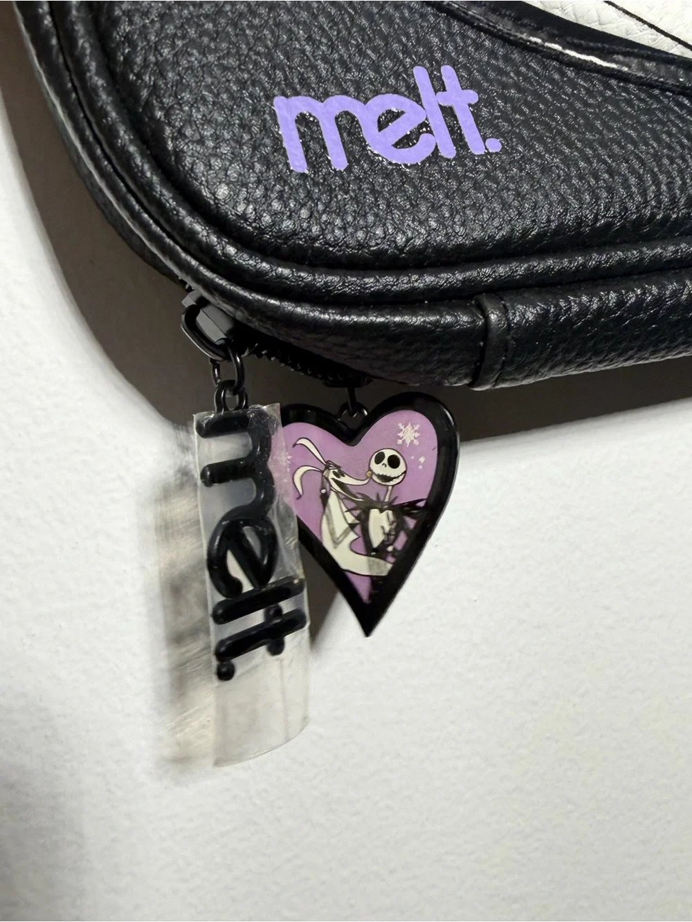 Melt x The Nightmare Before Christmas Zero Ghost Cosmetic Case - Black & White